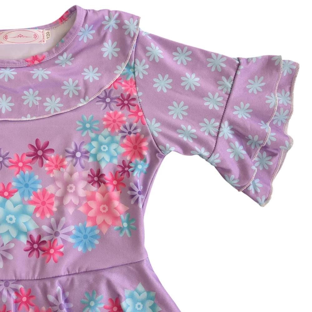 Girls Isabella Dress and Pouch Bag (Size 6/7)